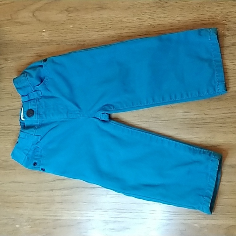 Original Brand Est. 1989 Place Teal Jeans 12-18 Months EUC